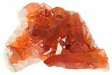 Natural, Red Quartz Crystal Cluster - Morocco #134072-1